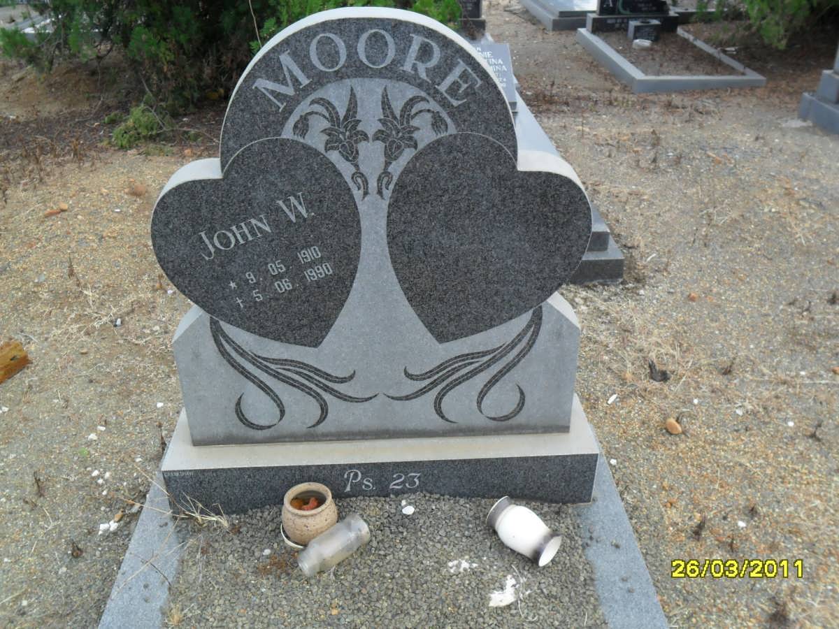 MOORE John W. 1910-1990