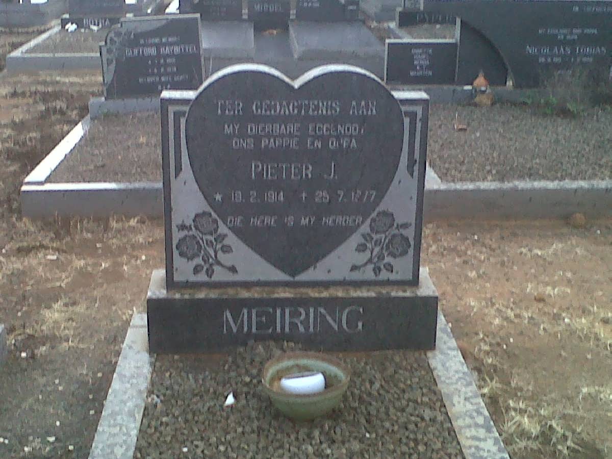 MEIRING Pieter J. 1914-1977