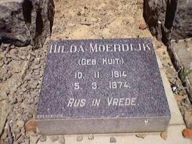 MOERDIJK Hilda nee KUIT 1914-1974