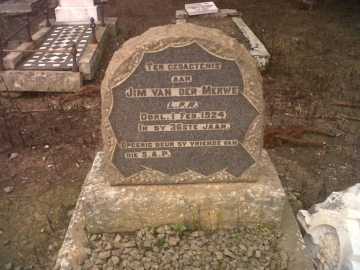 MERWE Jim, van der -1924
