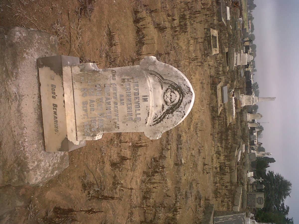 MAREE Johannes van der Wat 1926-1926