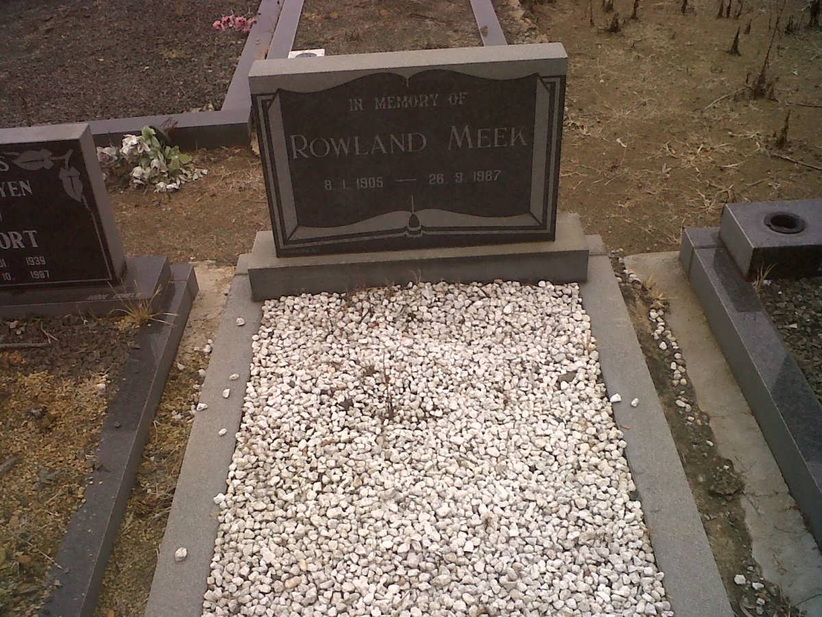 MEEK Rowland 1905-1987