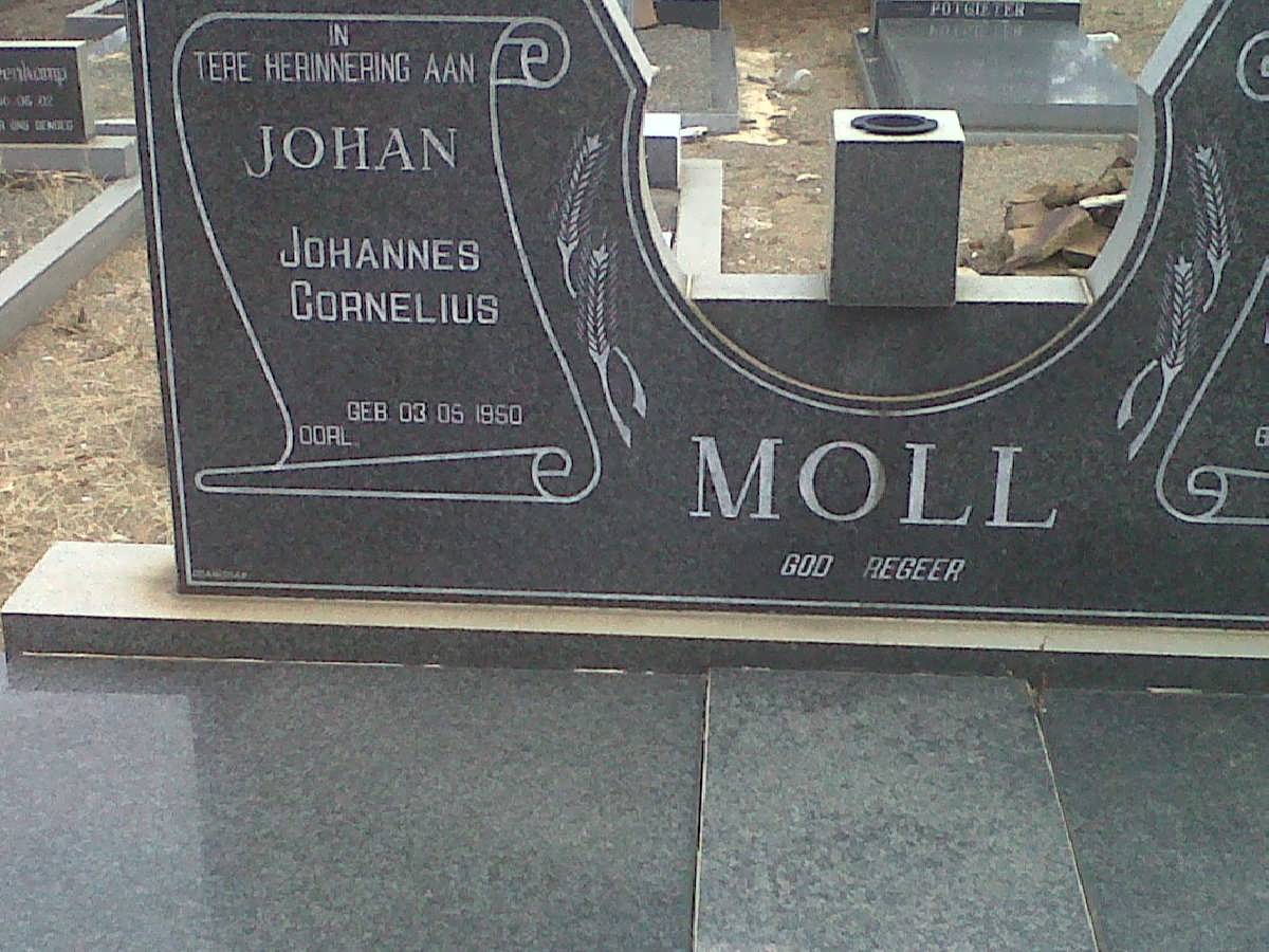 MOLL Johannnes Cornelius 1950-