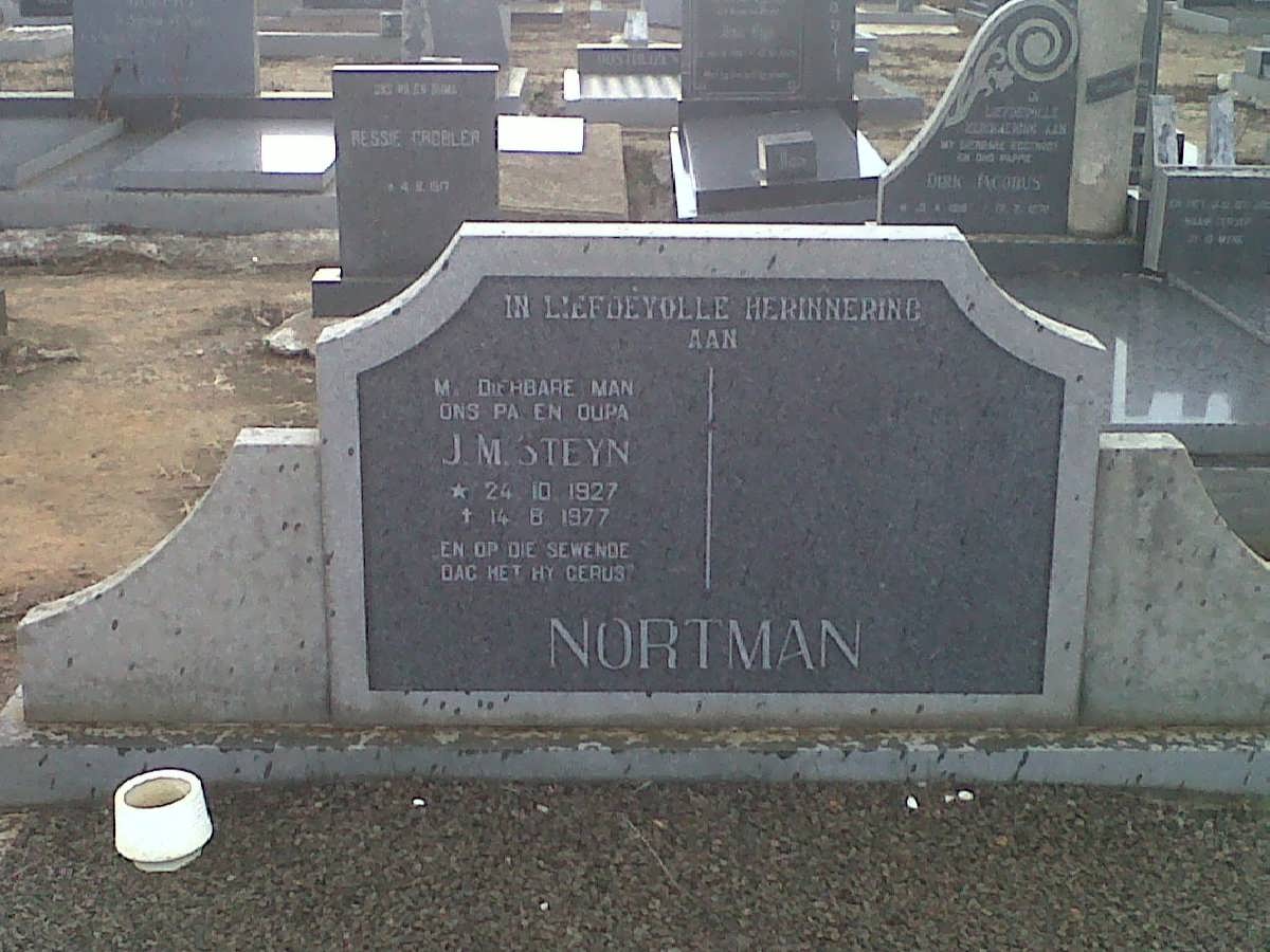 NORTMAN J.M. Steyn 1927-1977