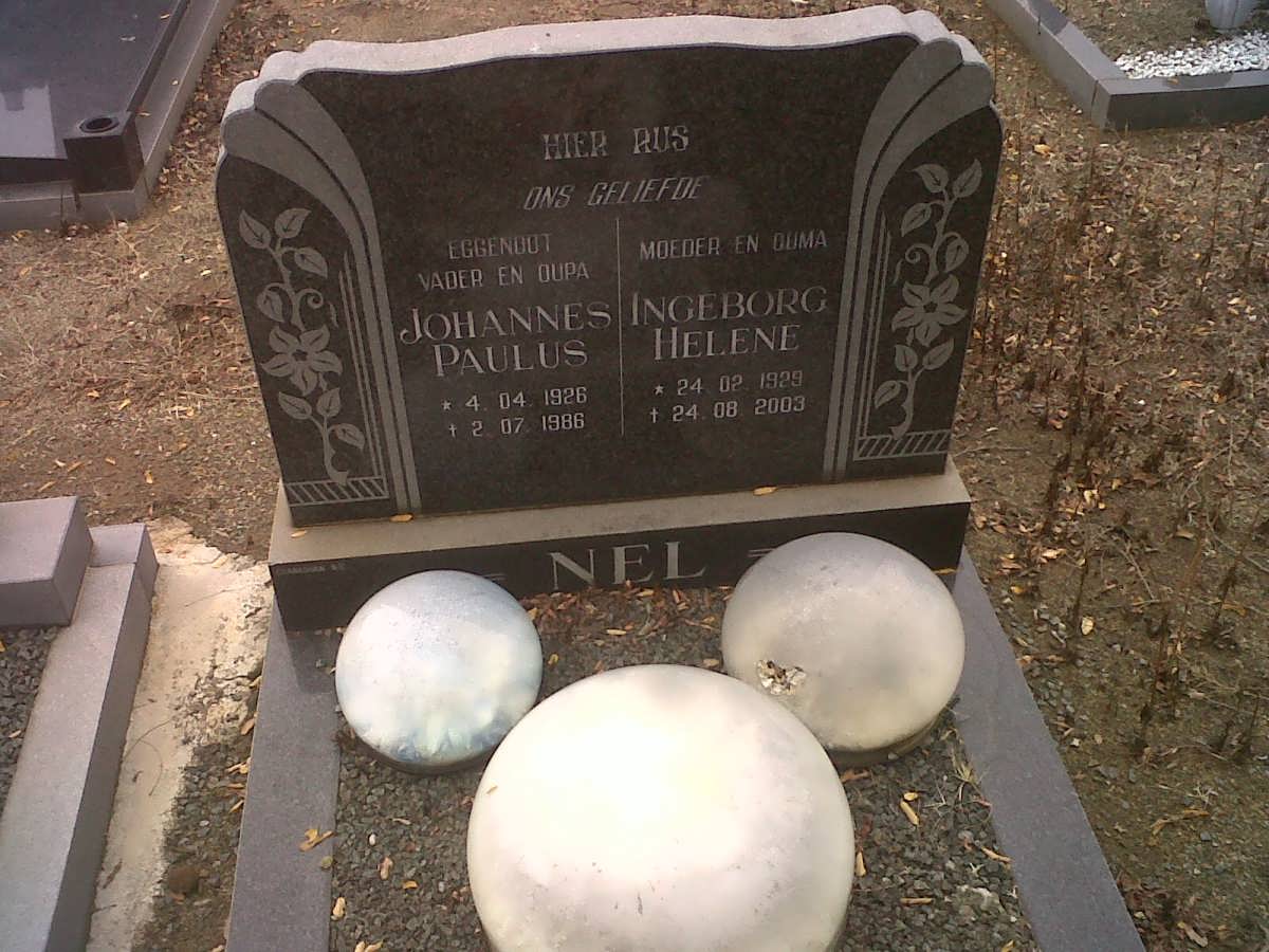 NEL Johannes Paulus 1926-1986 &amp; Ingeborg Helene 1929-2003