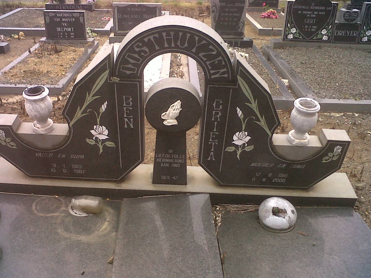 OOSTHUYZEN Ben 1913-1987 &amp; Grieta 1916-2000