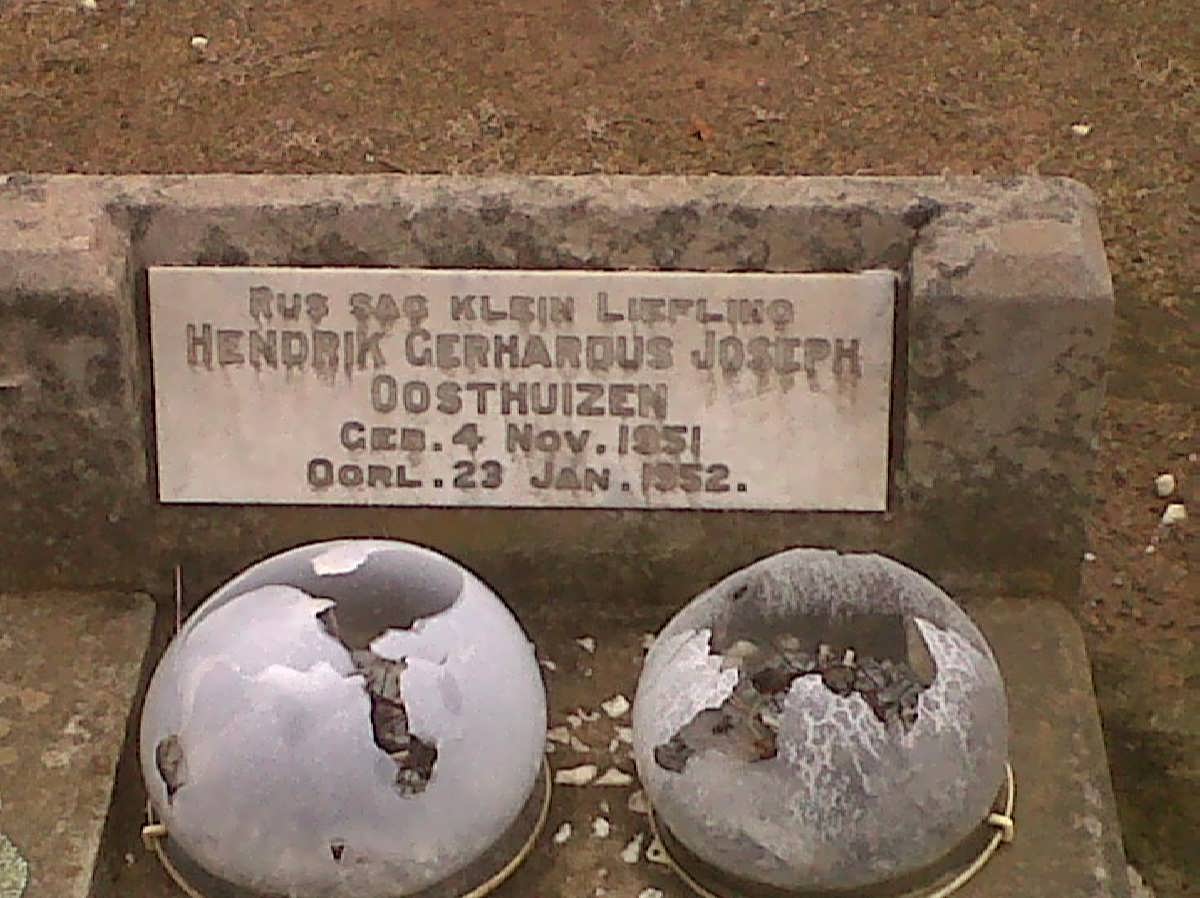 OOSTHUIZEN Hendrik Gerhardus Joseph 1951-1952