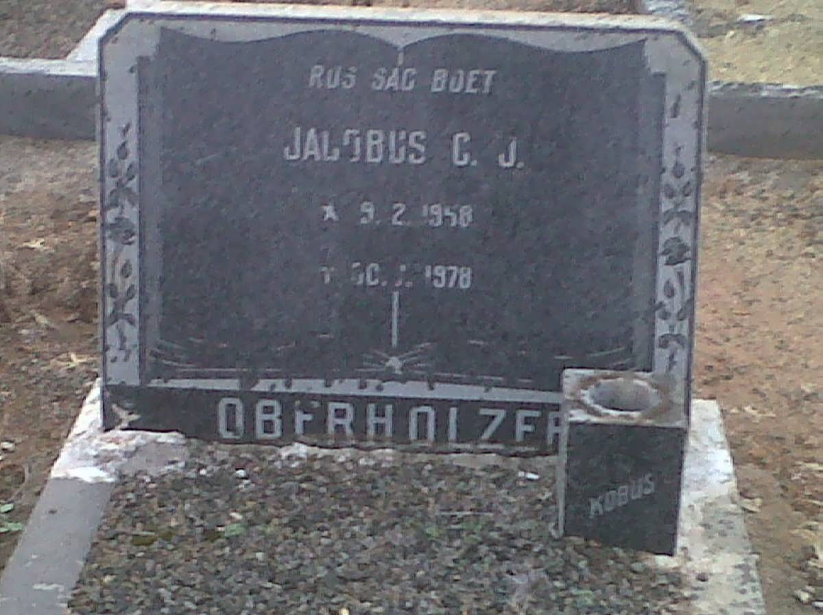 OBERHOLZER Jacobus C.J. 1958-1978