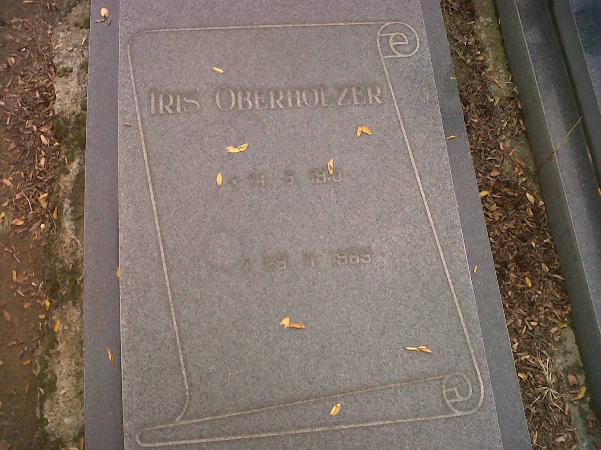 OBERHOLZER Iris 1910-1985
