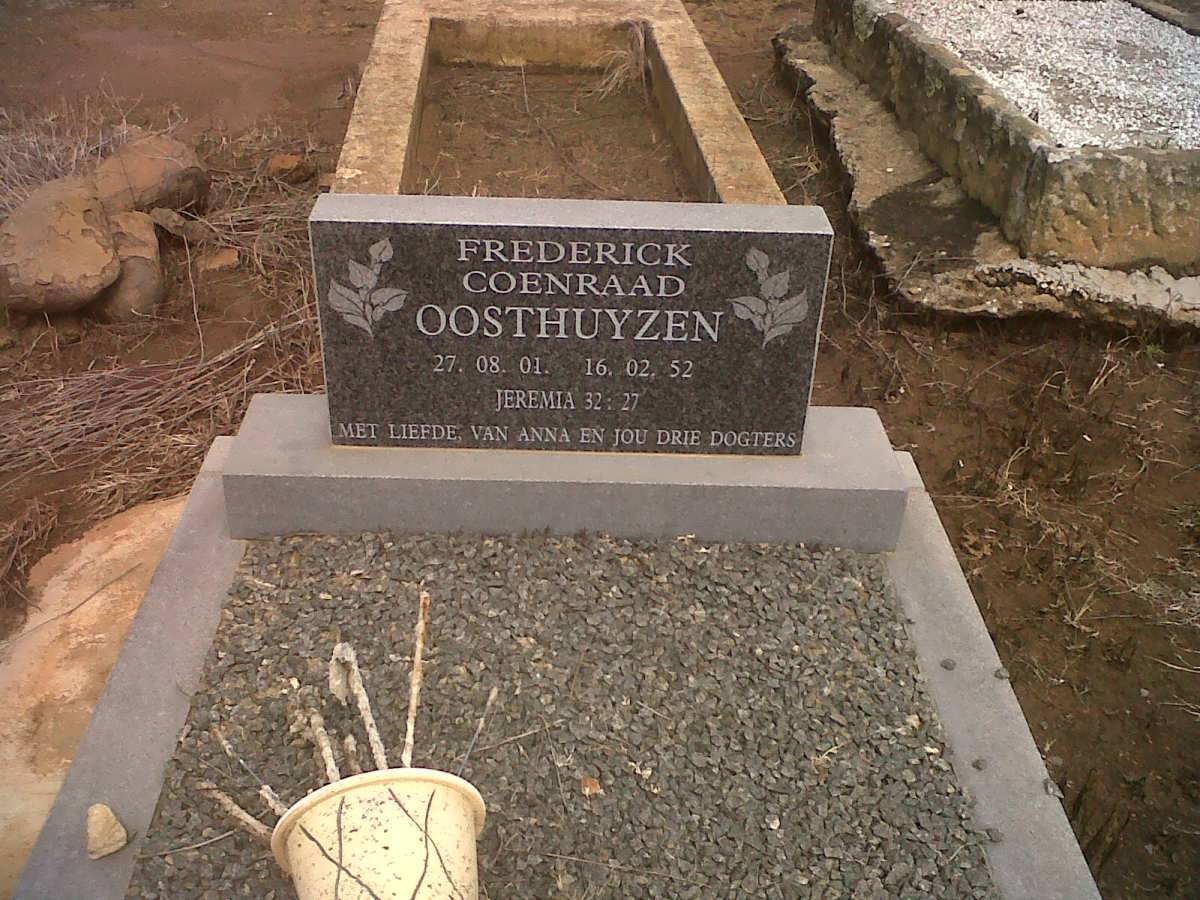 OOSTHUYZEN Frederick Coenraad 1901-1952