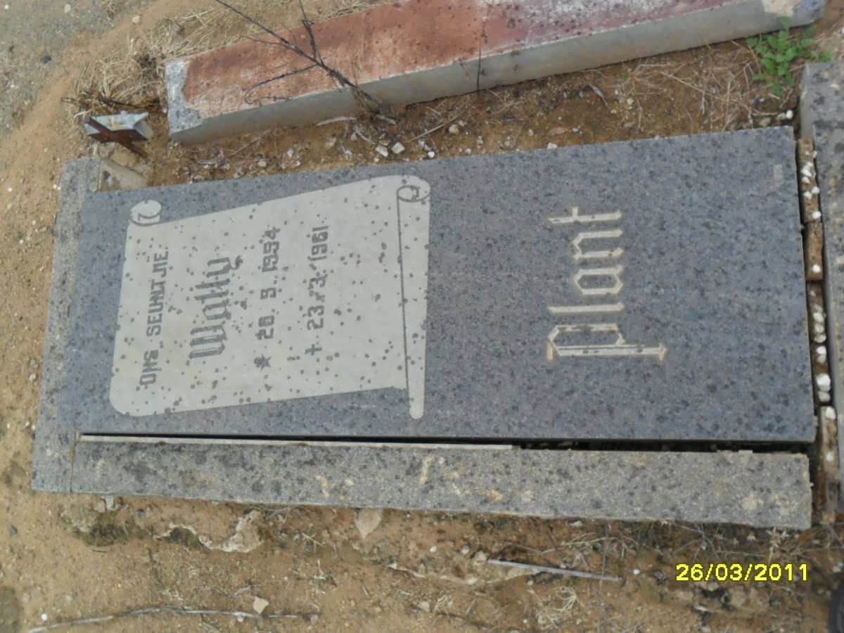 PLANT Wally 1954-1961