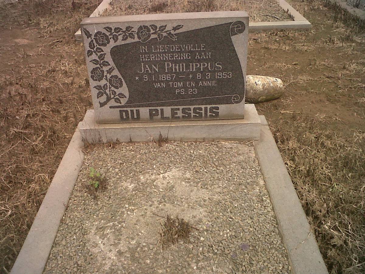 PLESSIS Jan Philippus, du 1867-1953