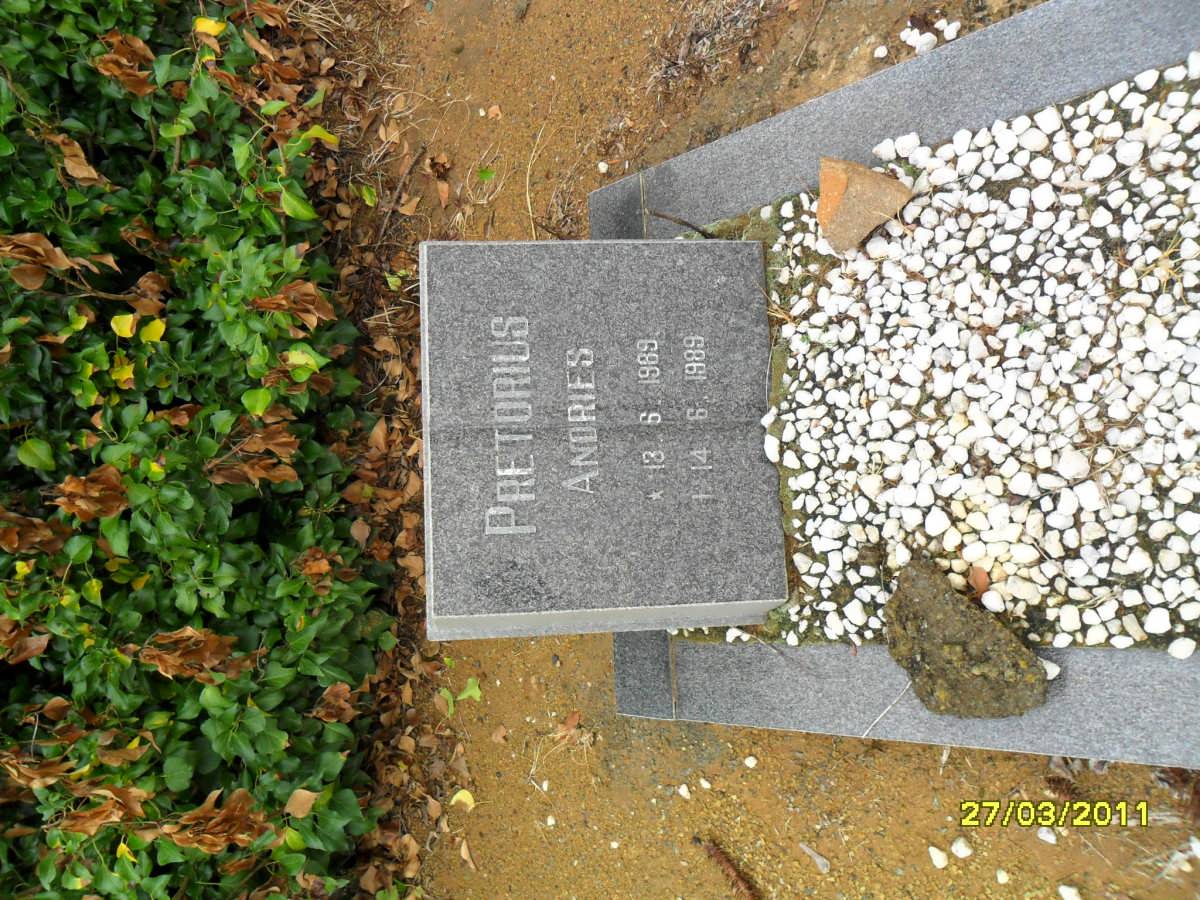 PRETORIUS Andries 1989-1989