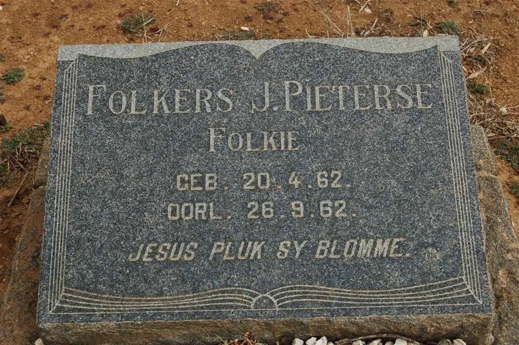 PIETERSE Folkers J. 1962-1962