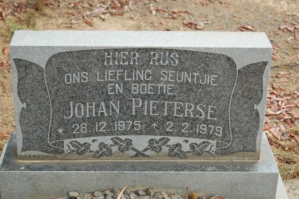 PIETERSE Johan 1975-1979