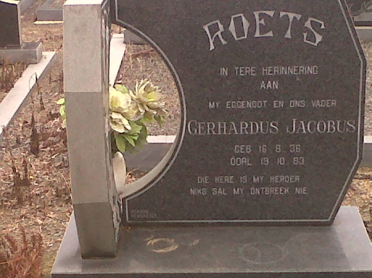 ROETS Gerhardus Jacobus 1936-1983