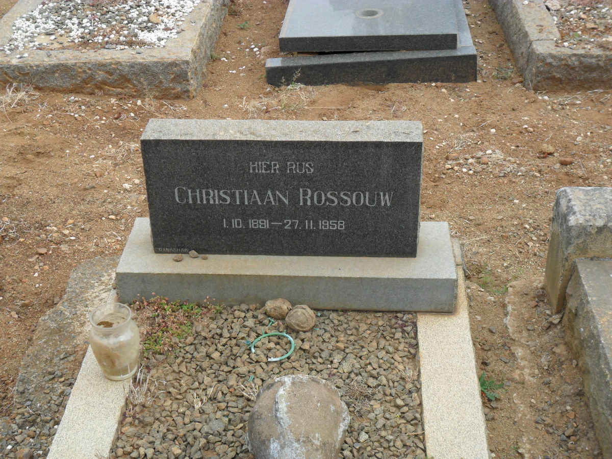 ROSSOUW Christiaan 1891-1958