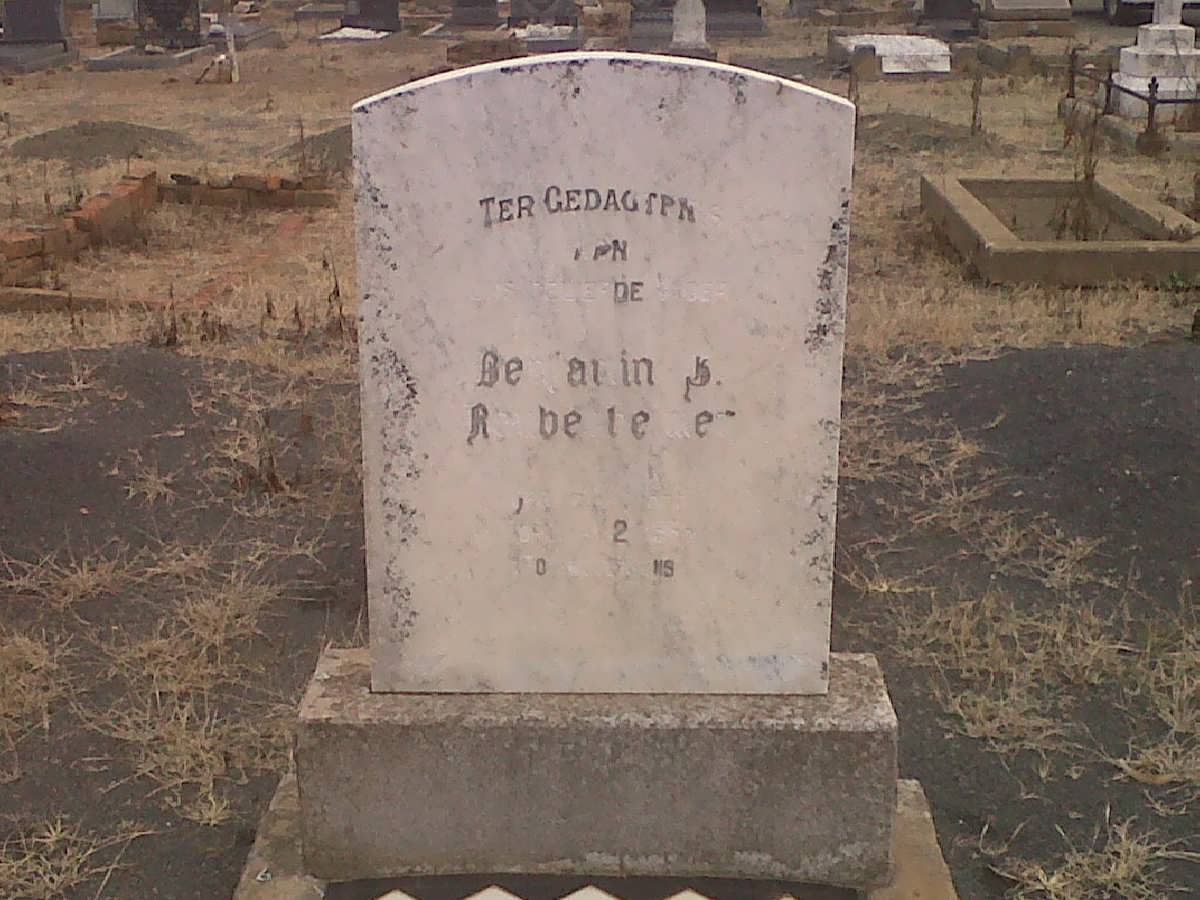 RAUBENHEIMER Benjamin ?