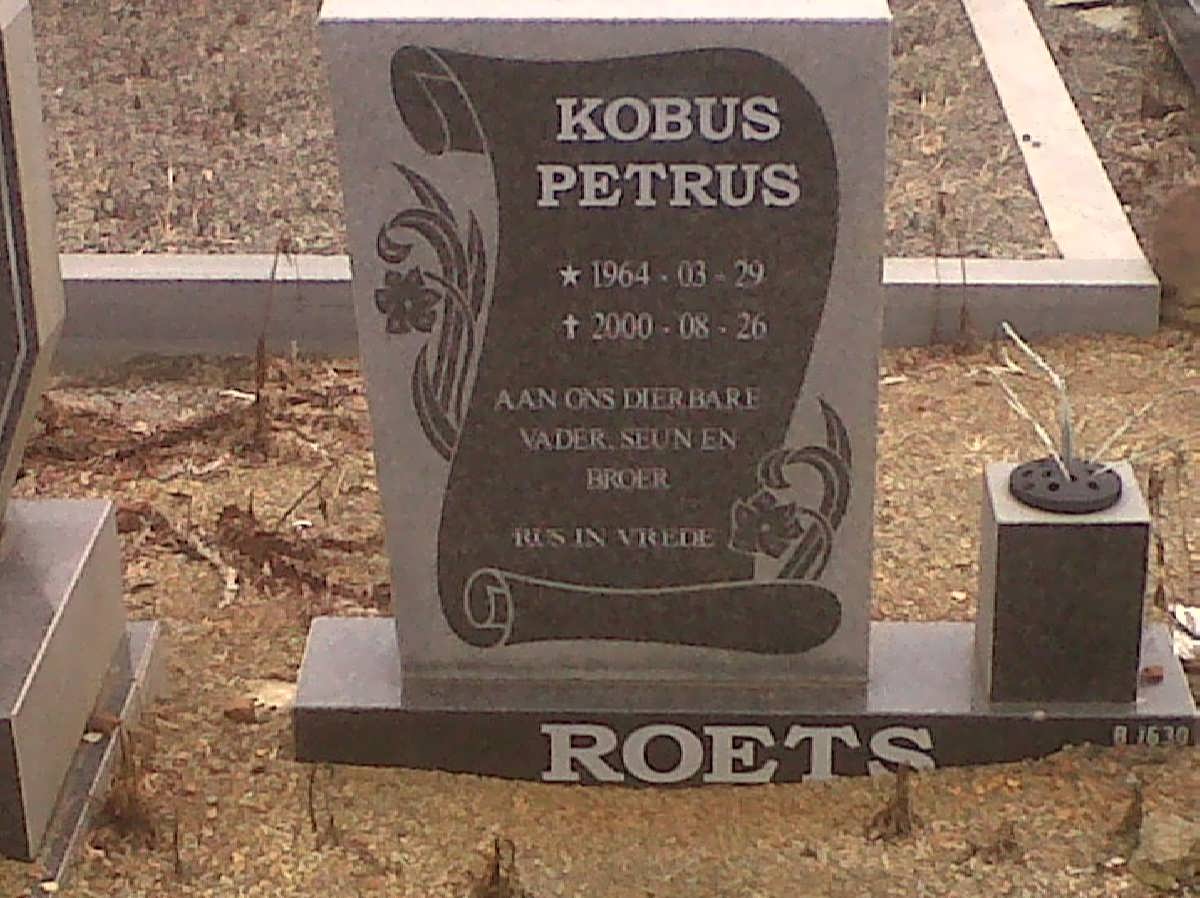 ROETS Kobus Petrus 1964-2000