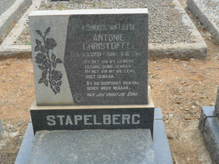 STAPELBERG Antonie Christoffel 1908-19?0