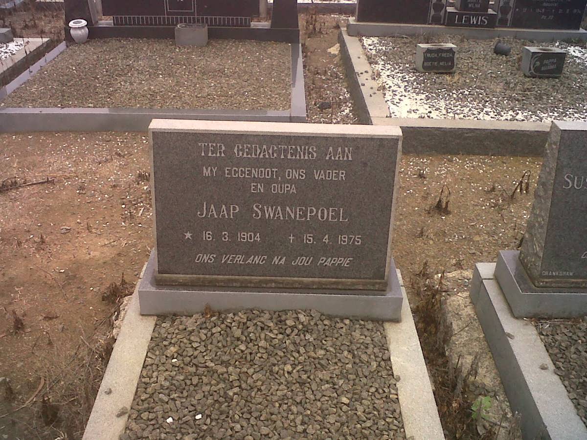 SWANEPOEL Jaap 1904-1975