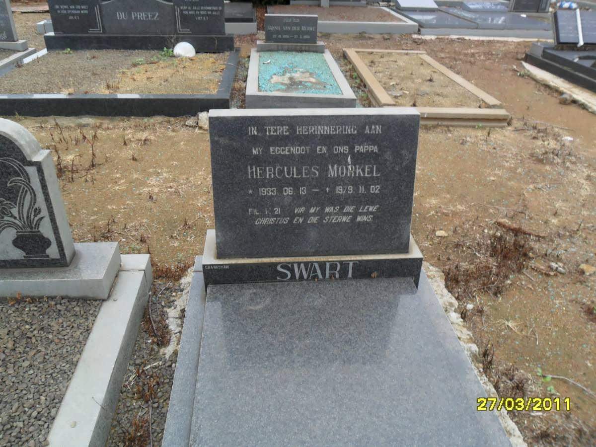 SWART Hercules Morkel 1933-1979