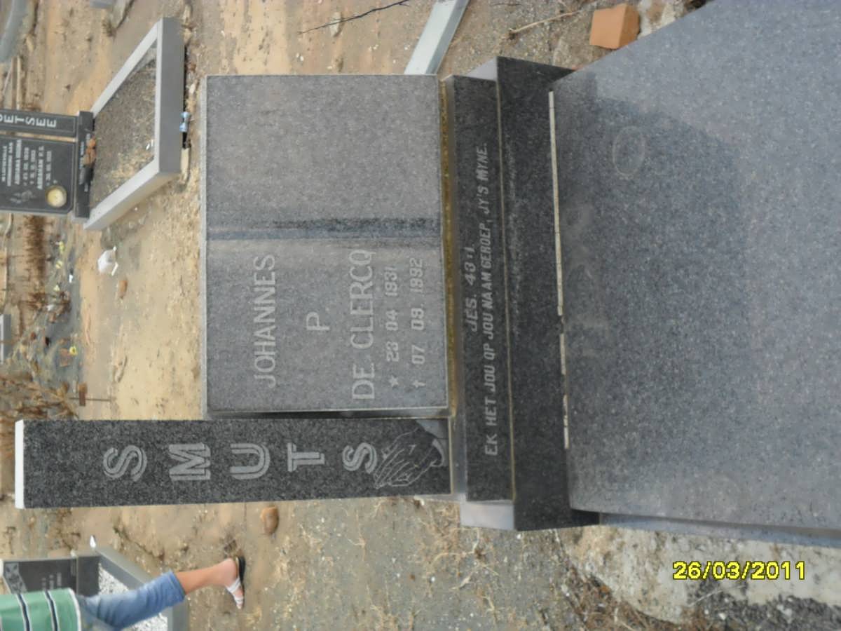 SMUTS Johannes P. De Clercq 1931-1992