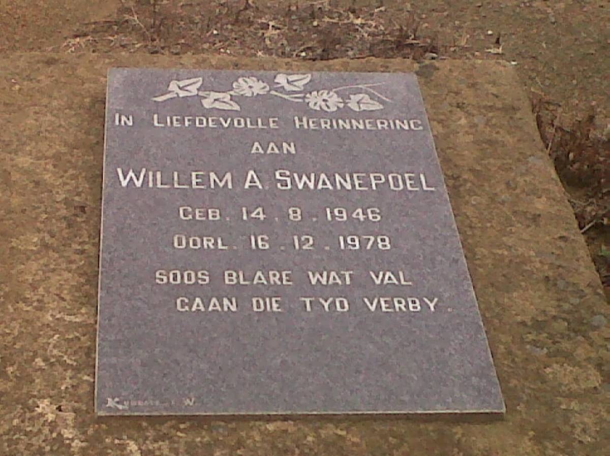 SWANEPOEL Willem A. 1946-1978