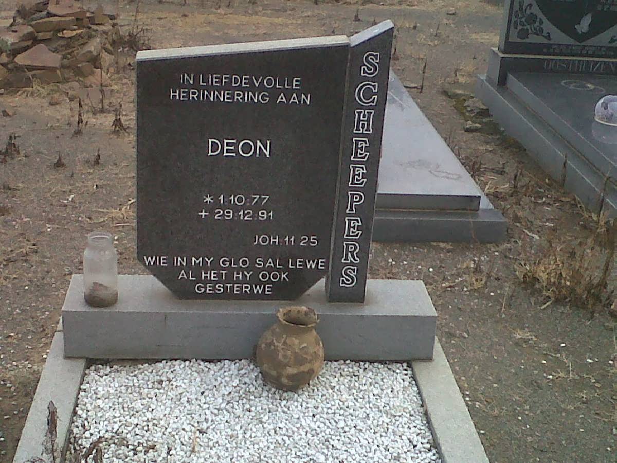 SCHEEPERS Deon 1977-1991