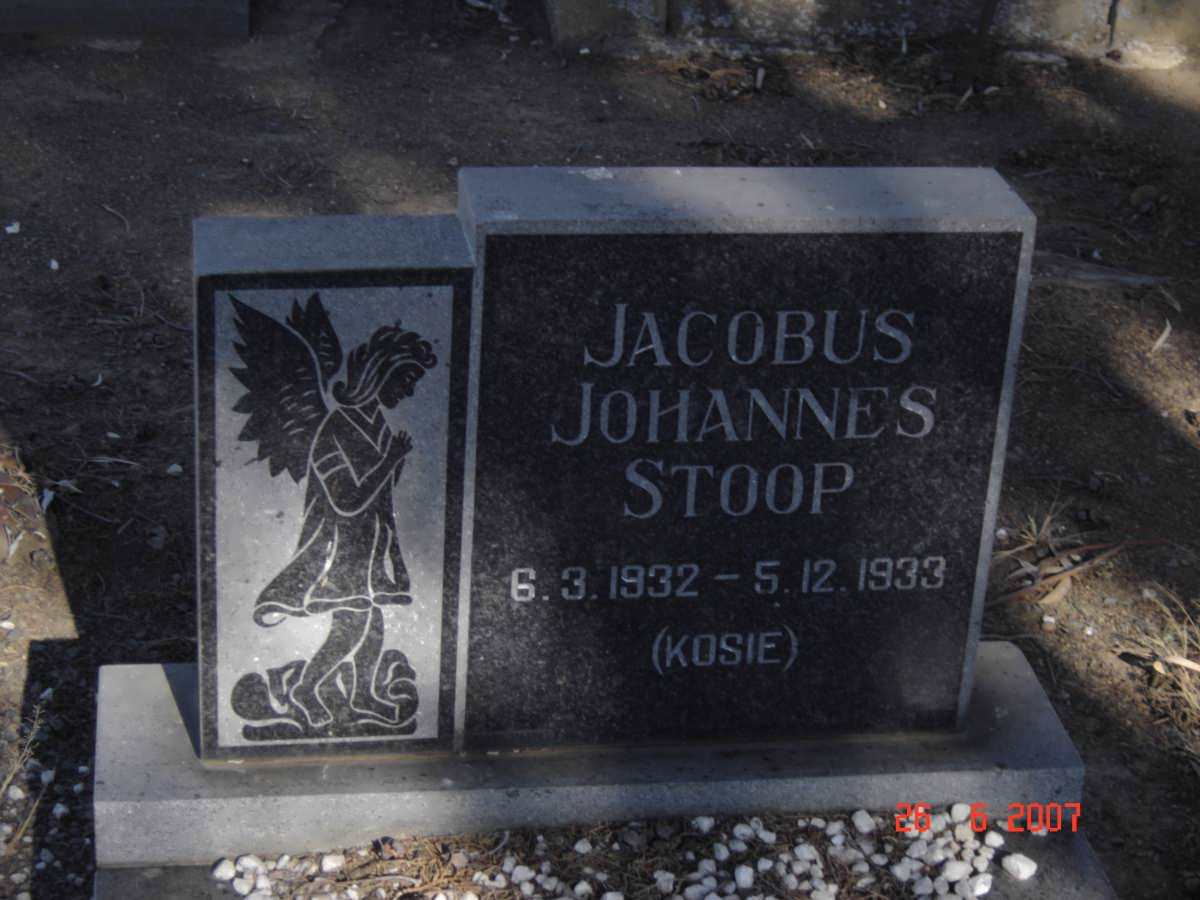 STOOP Jacobus Johannes 1932-1933