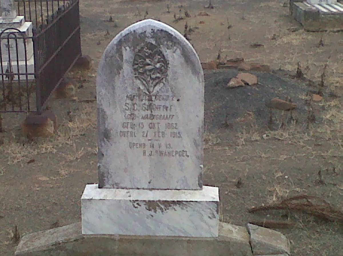 SWANEPOEL S.C. nee MARKGRAAFF 1862-1915
