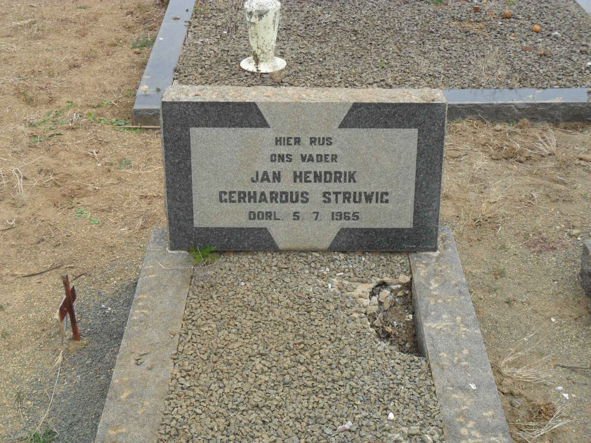 STRUWIG Jan Hendrik Gerhardus -1965