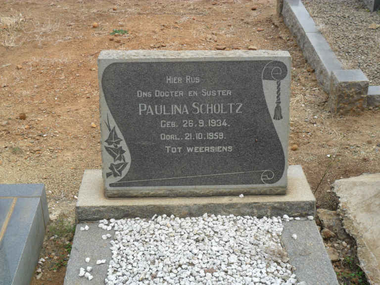 SCHOLTZ Paulina 1934-1959
