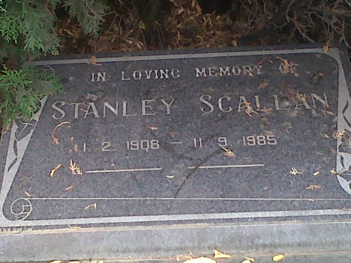 SCALLAN Stanley 1908-1985