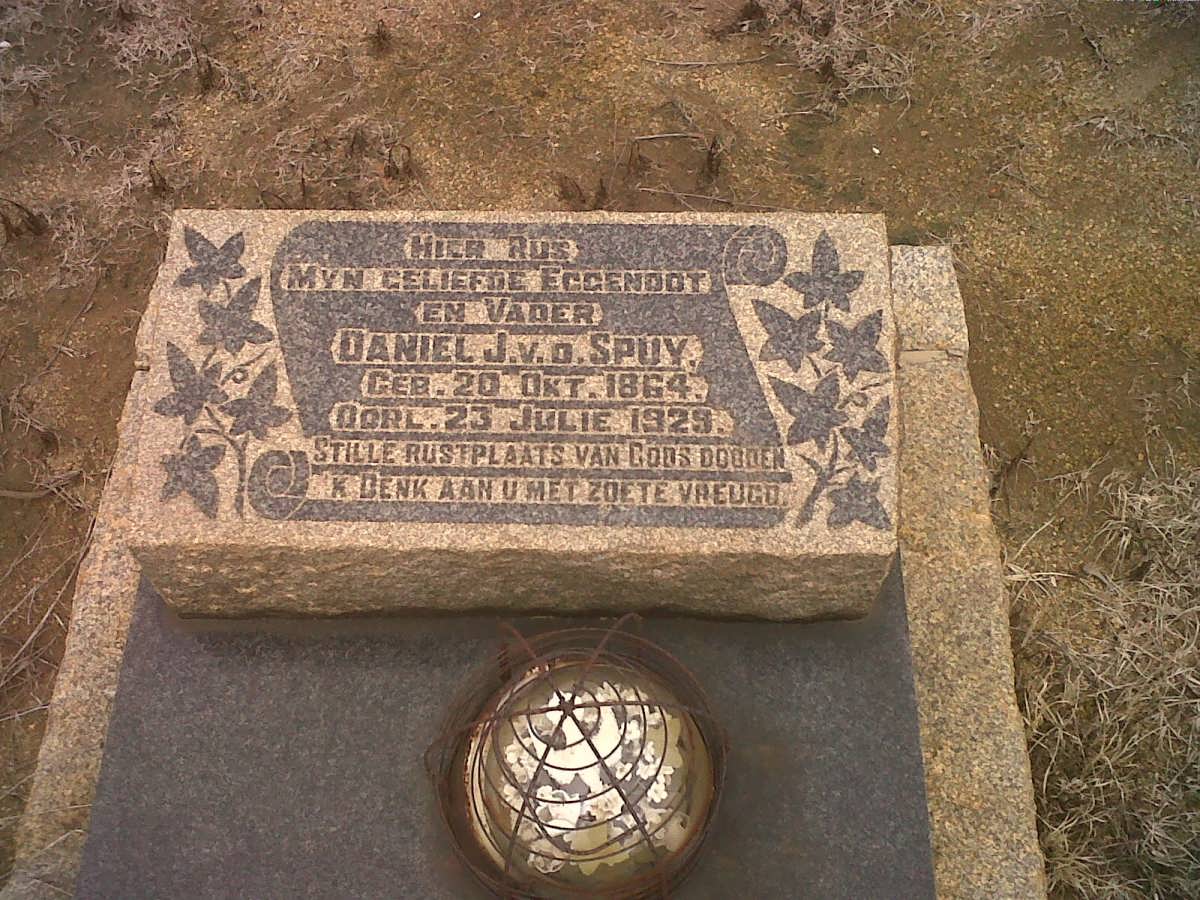 SPUY Daniel J., v.d. 1864-1929