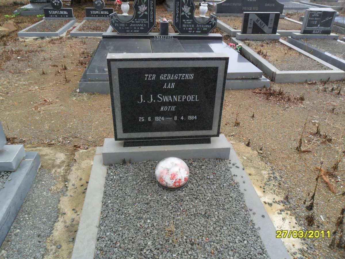 SWANEPOEL J.J. 1924-1984