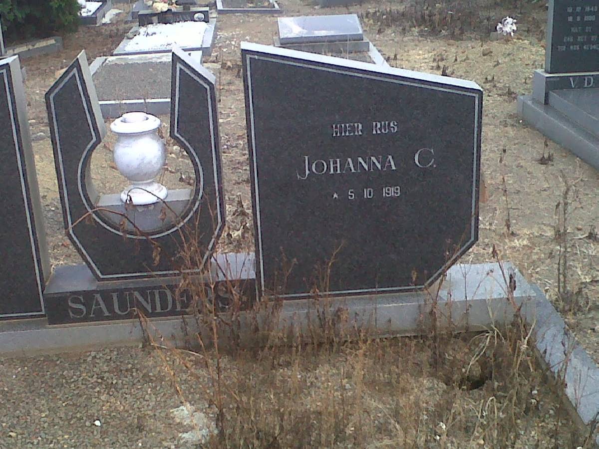 SAUNDERS Johanna C. 1919-