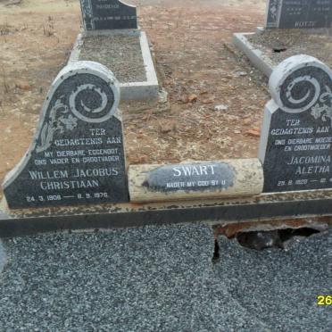 SWART Willem Jacobus Christiaan 1906-1976 &amp; Jacomina Aletha 1920-2000