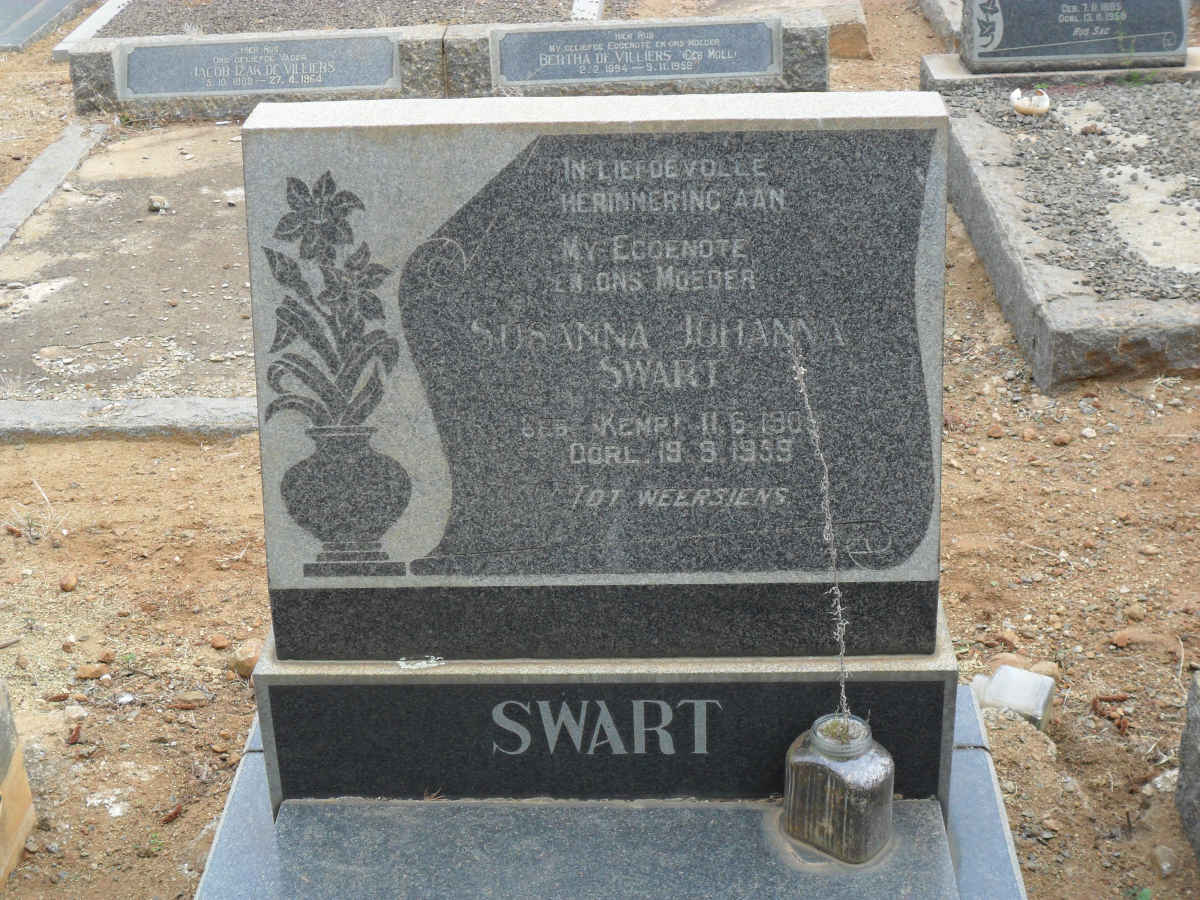 SWART Susanna Johanna 1905-1959