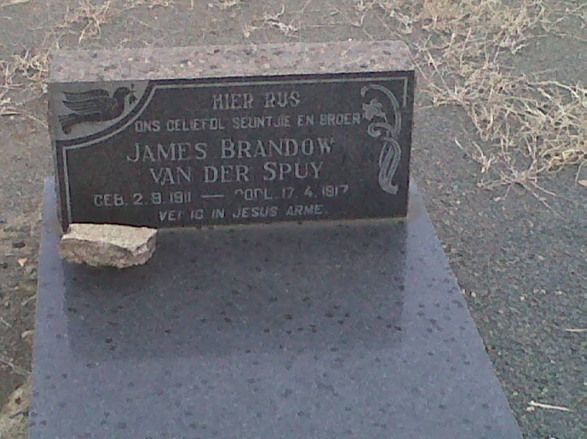 SPUY James Brandow, van der 1911-1917