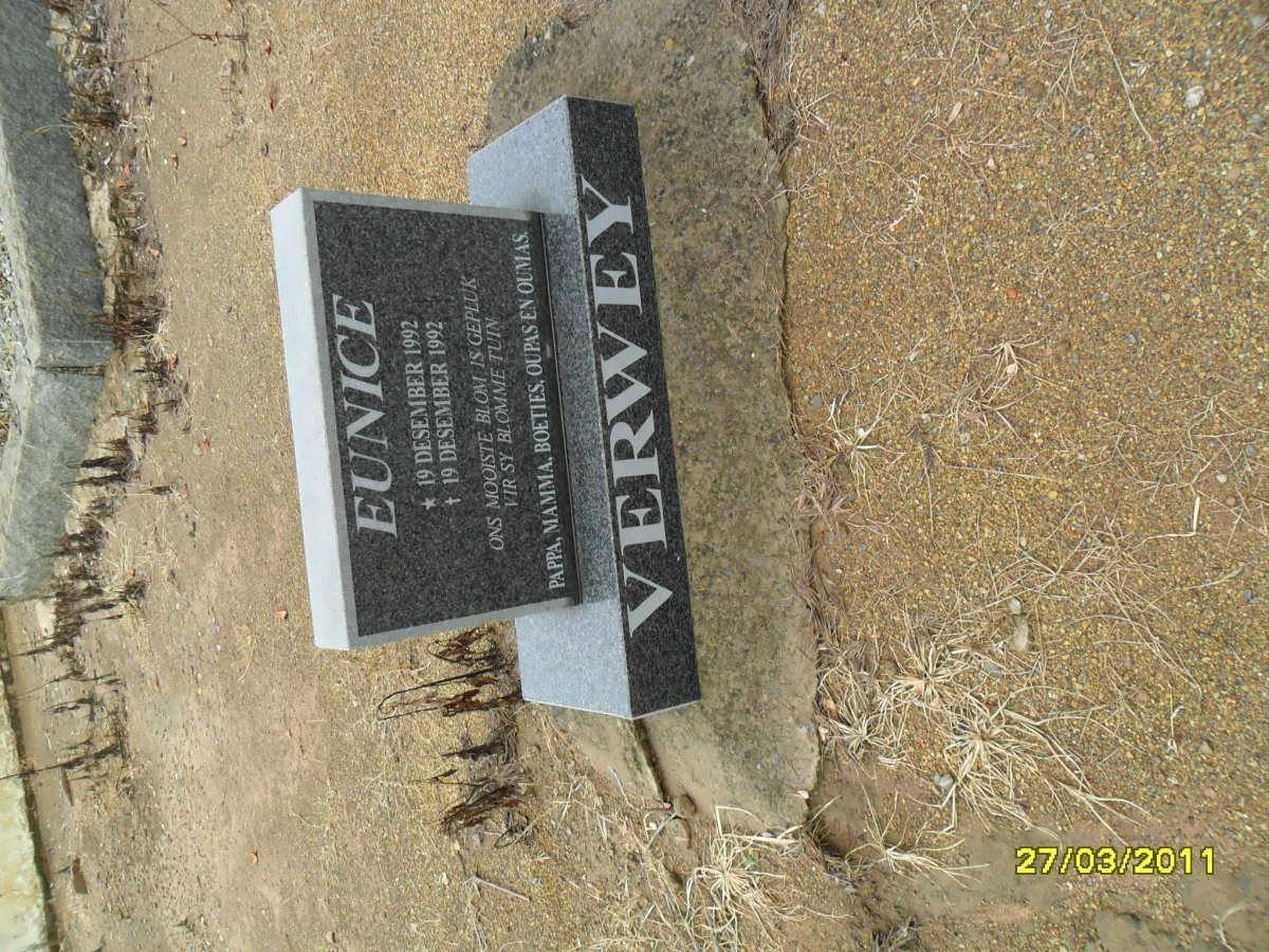 VERWEY Eunice 1992-1992