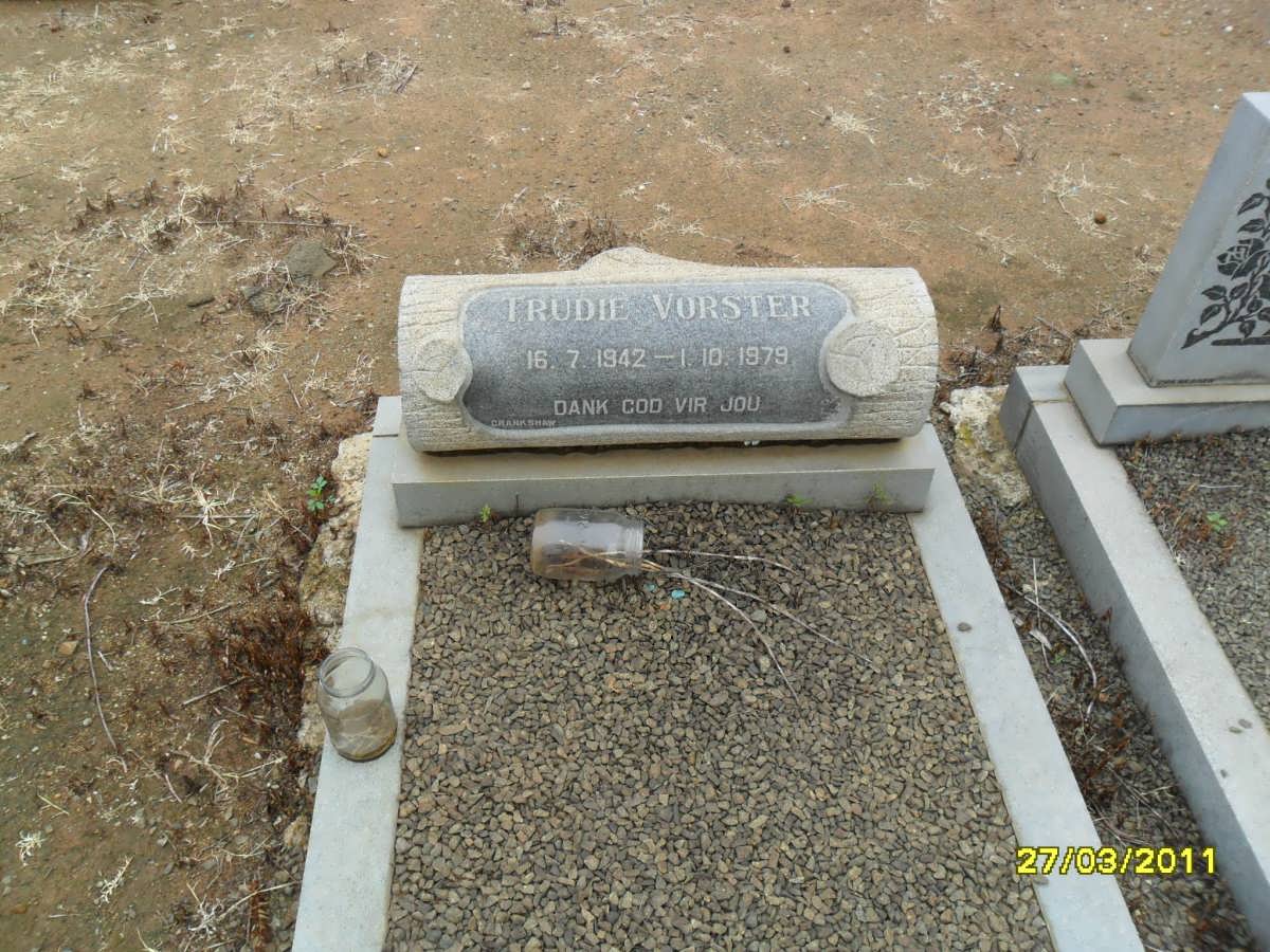 VORSTER Trudie 1942-1979