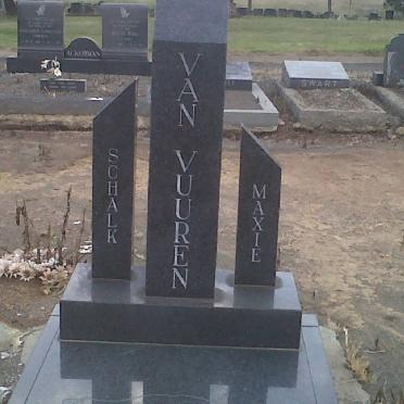 VUUREN Schalk, van 1941-1993 &amp; Maxie 1945-