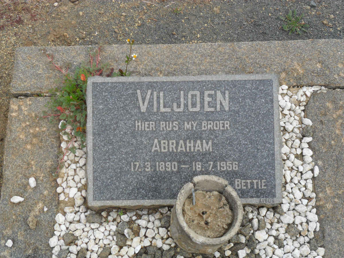 VILJOEN Abraham 1890-1956