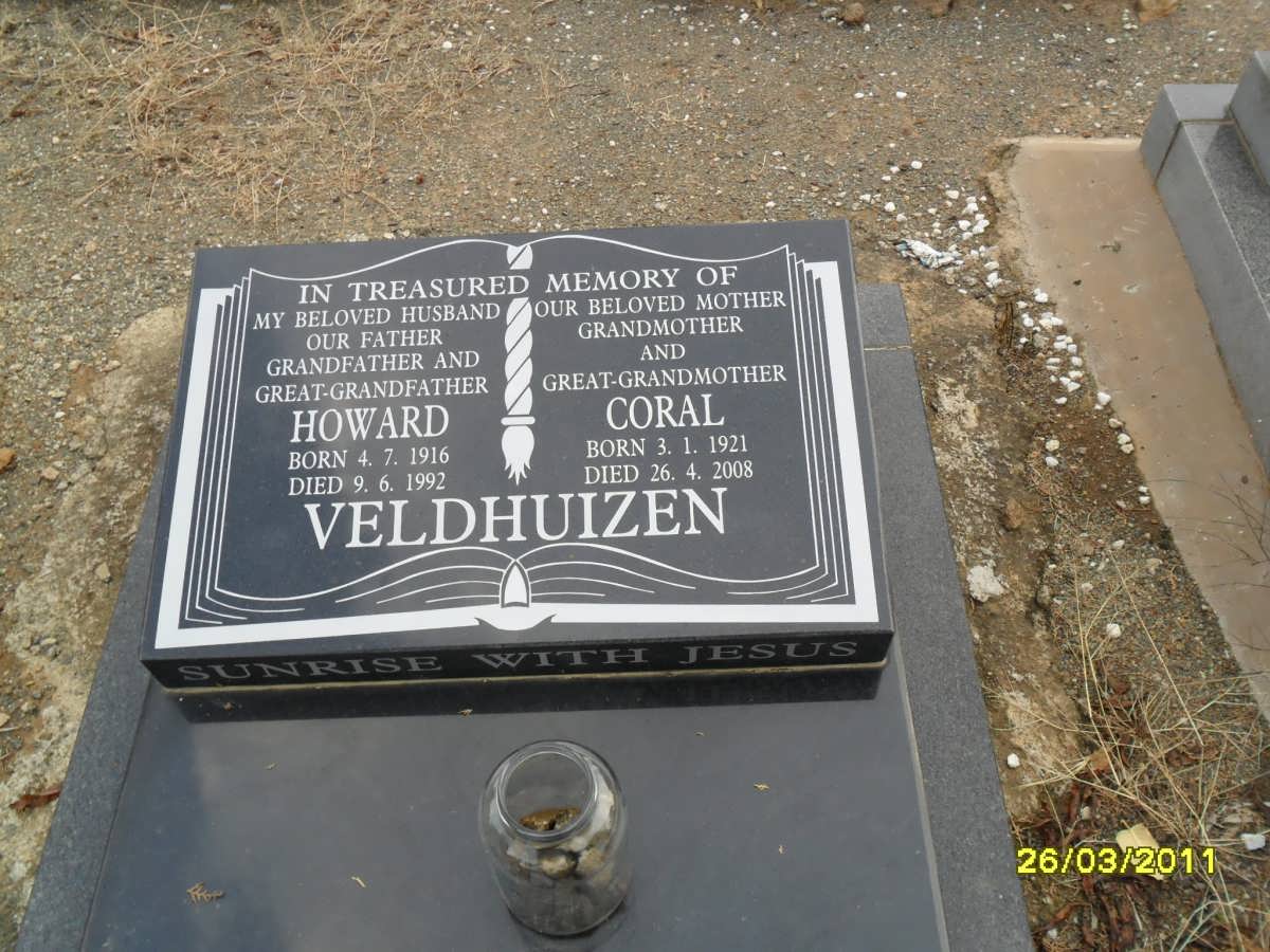 VELDHUIZEN Howard 1916-1992 &amp; Coral 1921-2008