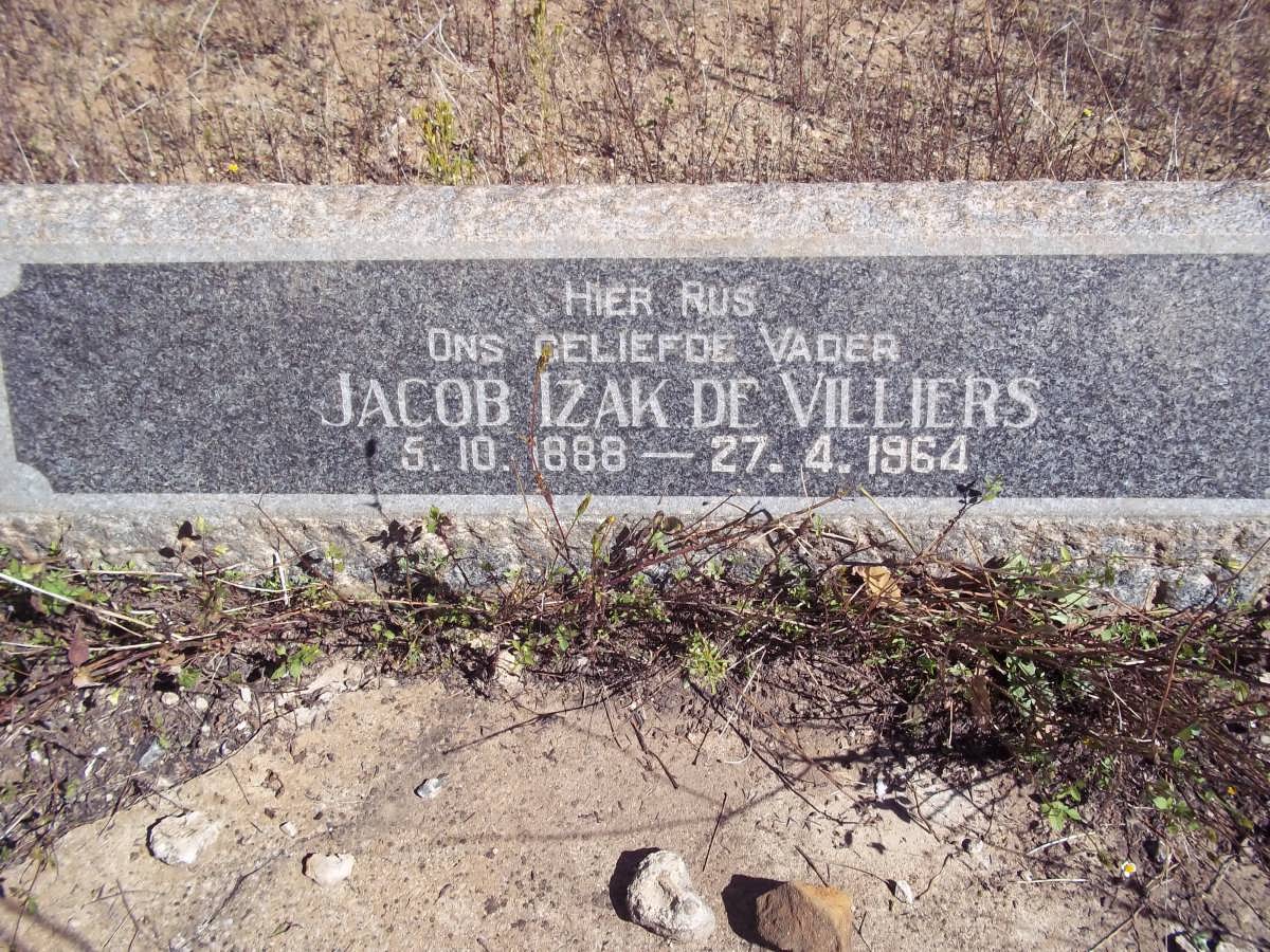 VILLIERS Jacob Izak, de 1888-1964