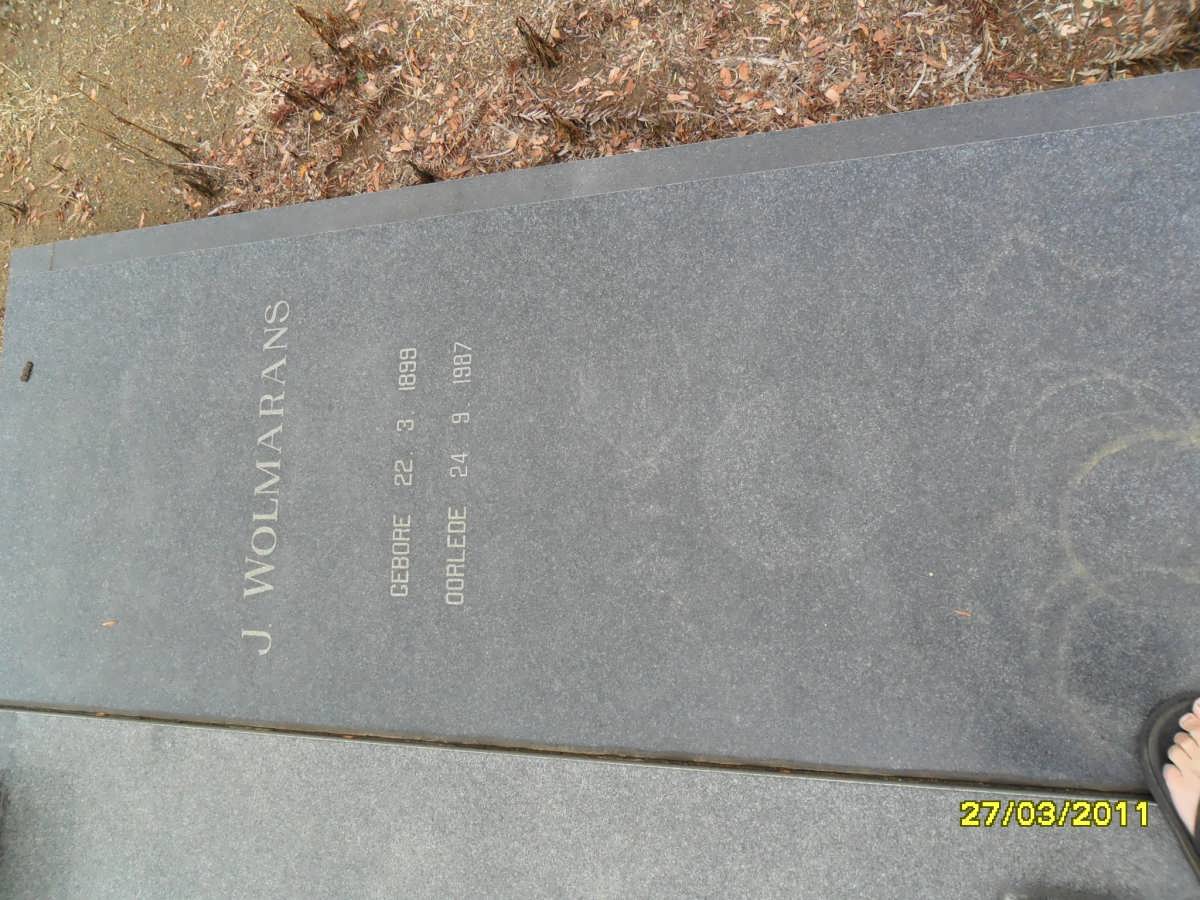 WOLMARANS J. 1899-1987