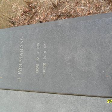 WOLMARANS J. 1899-1987