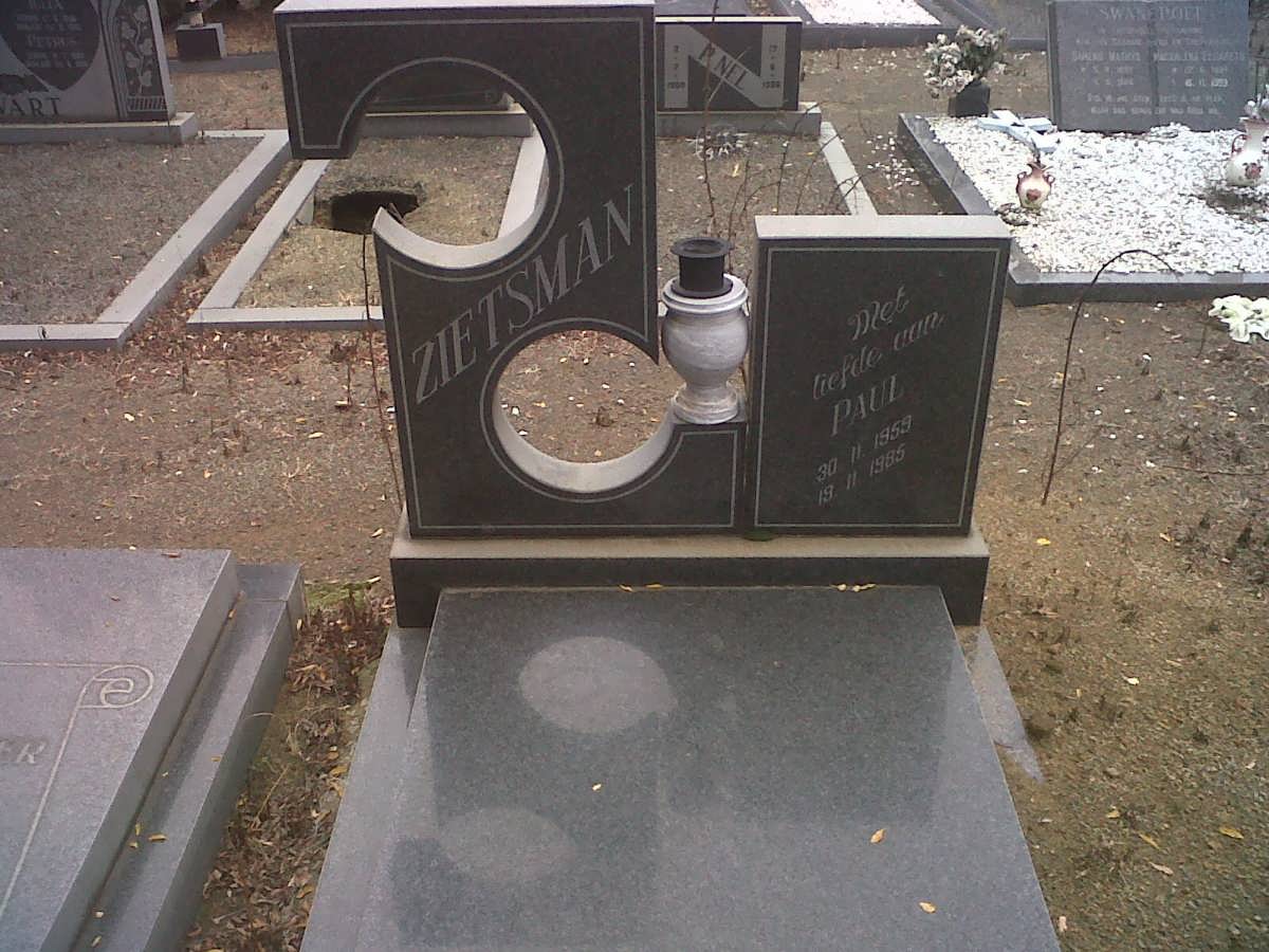 ZIETSMAN Paul 1959-1985