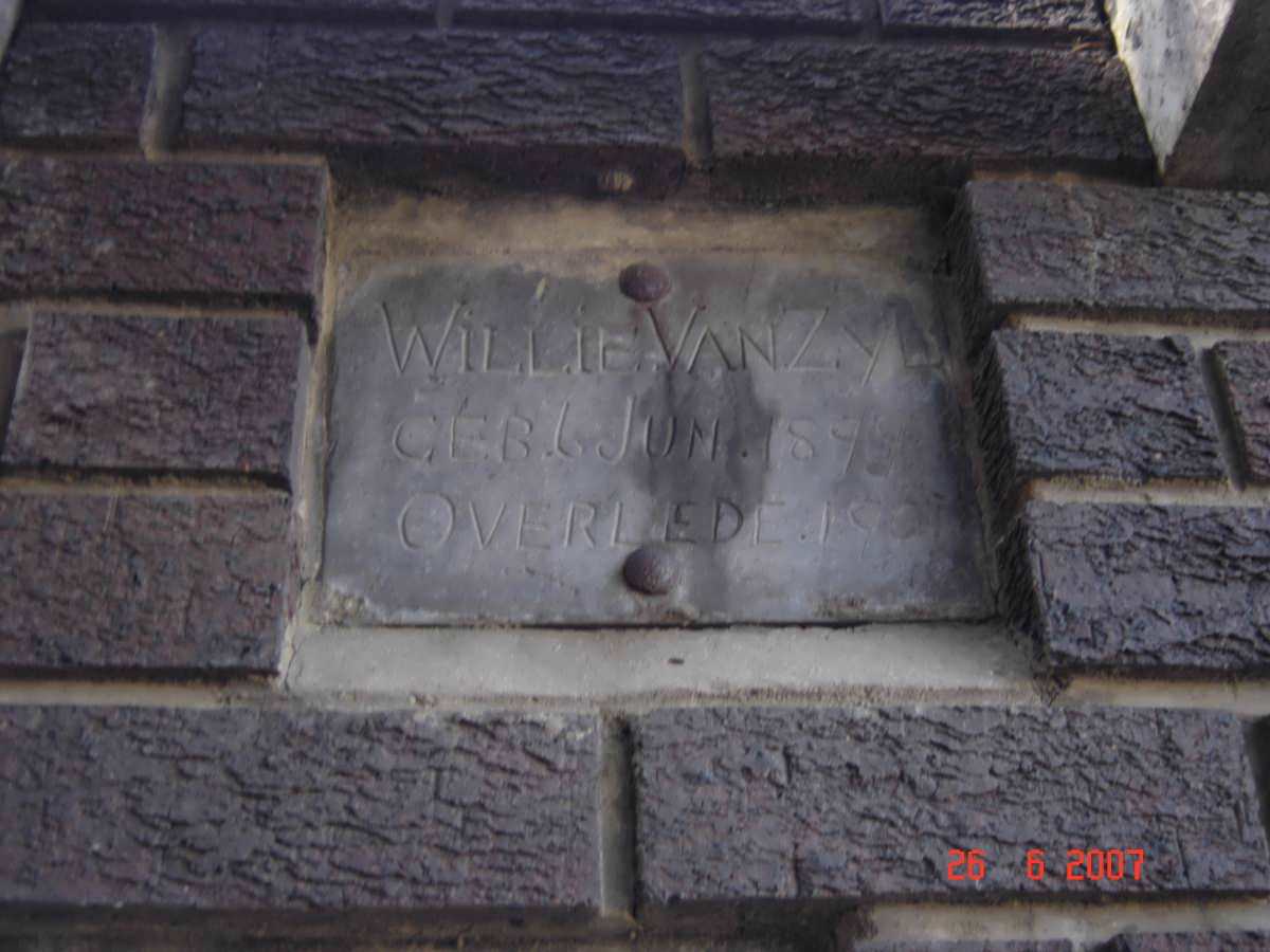 ZYL Willem, van 189?-1901